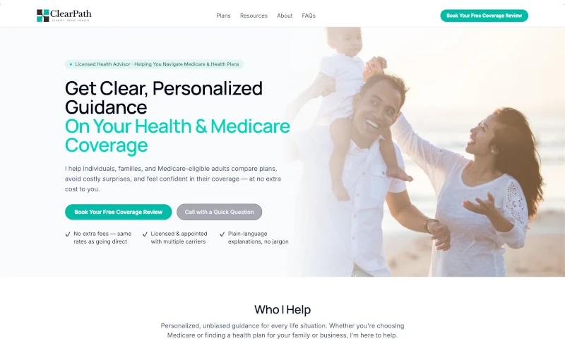 Health Advisor website demo